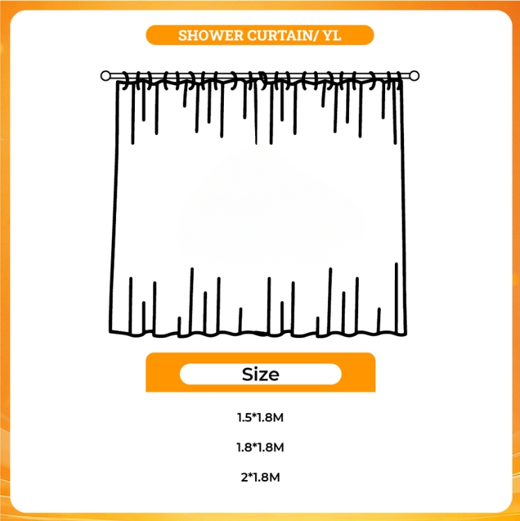 3D shower curtain - ItsFunneh Shop