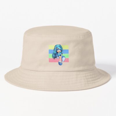 Aesthetic Anime Chibi Rainbow Gacha Art Bucket Hat