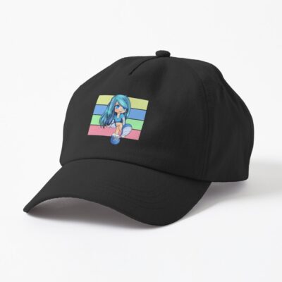 New Aesthetic Anime Chibi Rainbow Gacha Art Cap