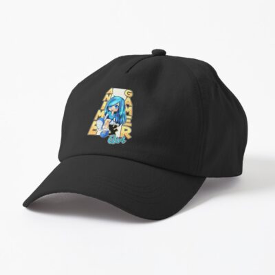 Aesthetic Anime Chibi Rainbow Gamer Gacha Art Cap
