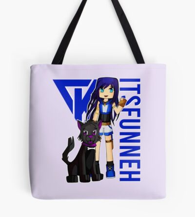 Itsfunneh Funneh Krew Dog Gamer Fan Art 2022 Tote Bag