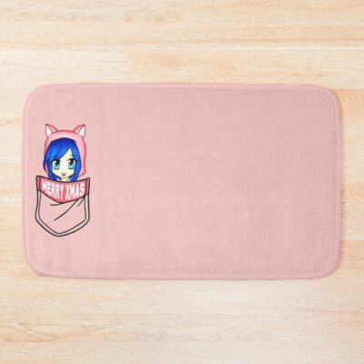 Itsfunneh Santa In Your Pocket Merry Christmas Bath Mat