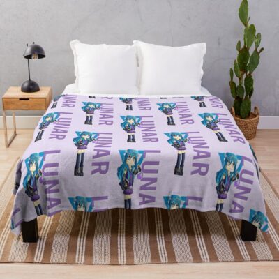 Lunar Itsfunneh Funneh Krew Gamer Fan Art 2022 Throw Blanket