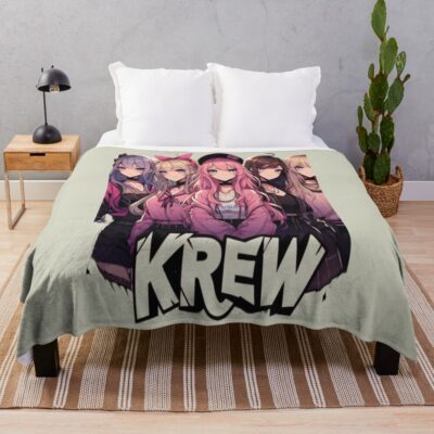Itsfunneh Krew Mech New Design Throw Blanket