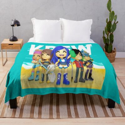 Minecraft The Krew Team Itsfunneh Throw Blanket