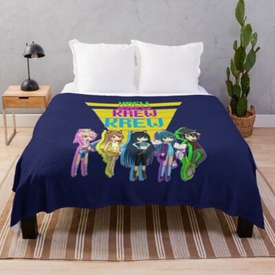 Krew Funneh Life Throw Blanket