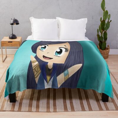 Cute Chibi Funneh Throw Blanket