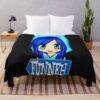 Funny Gaming Chibi Kawaii Cute Girl Gift Have Krews In Name Throw Blanket