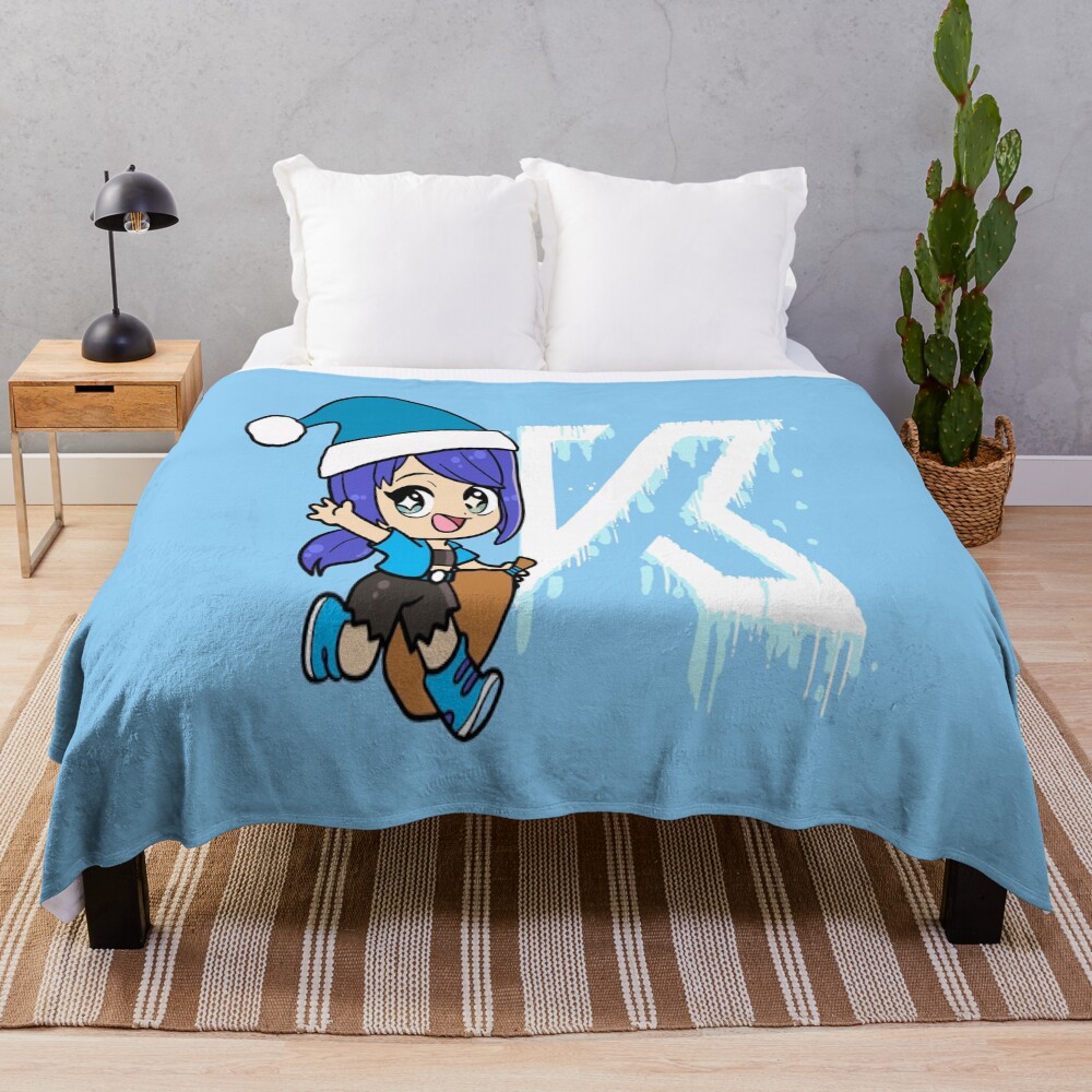 Winter Time Funneh Throw Blanket