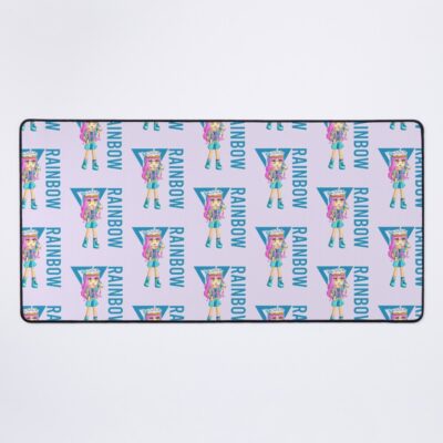 Rainbow Gamer Itsfunneh Funneh Krew Gamer Fan Art 2022 Mouse Pad