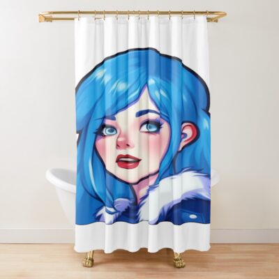 Itsfunneh Krew Design Shower Curtain