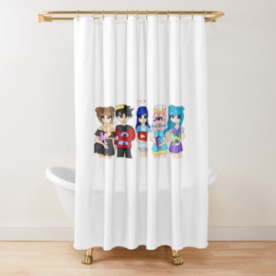 Itsfunneh And The Krew Shower Curtain