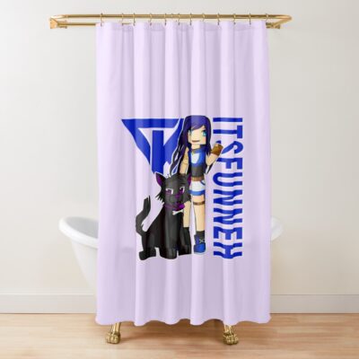 Itsfunneh Funneh Krew Dog Gamer Fan Art 2022 Shower Curtain
