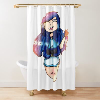 Itsfunneh Cute Girl Design Shower Curtain