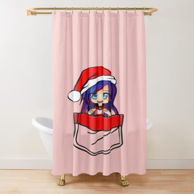 Itsfunneh Santa In Your Pocket Shower Curtain