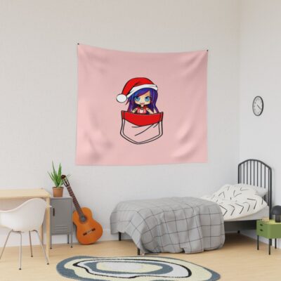 Itsfunneh Santa In Your Pocket Tapestry