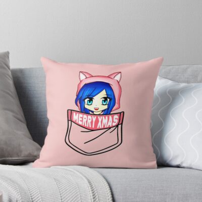 Itsfunneh Santa In Your Pocket Merry Christmas Throw Pillow