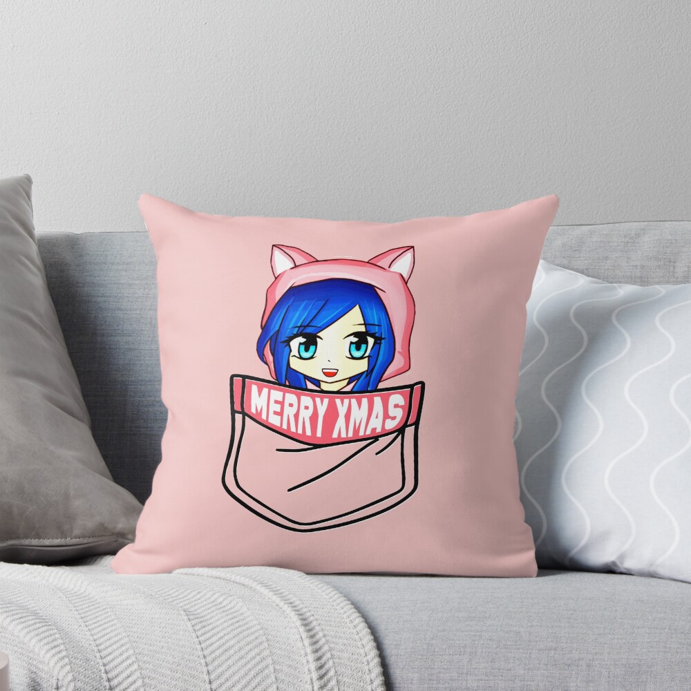 Itsfunneh Santa In Your Pocket Merry Christmas Throw Pillow