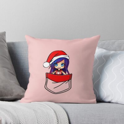 Itsfunneh Santa In Your Pocket Throw Pillow